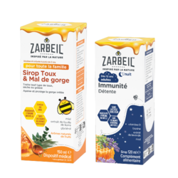 Sirop toux et Sirop immunité adultes nuit