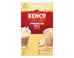 Kenco Iced Hot Vanilla Latte 8x20.3g