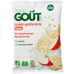 Mini-galettes de riz à la pomme 40g
