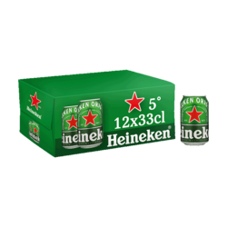 Heineken Bière blonde canettes 12x33cl 5°