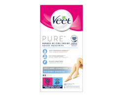 Bandes de Cire Froide Pure Jambes x40
