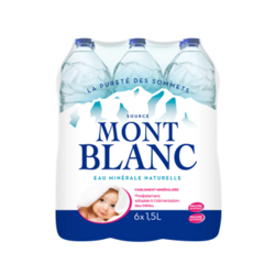 Eau minérale naturelle Mont Blanc