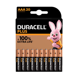 Duracell Plus 100%  AAA X20