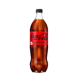Coca-Cola sans sucres bouteille 1,25L
