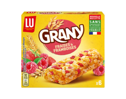 GRANY Fraise Framboises x6