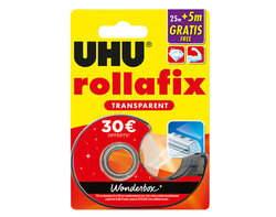 Ruban transparent avec dévidoir 25m+5m gratuits