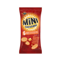 Mini Cheddars Red Leicester 6 Pack