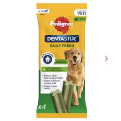 Daily Fresh Large Dog Treats - 4 DENTASTIX™ chews