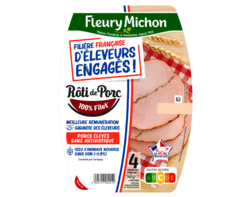 Rôti de porc cuit 4 tranches FFEE