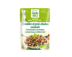 Lentilles pois chiches