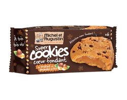Cookies coeur fondant praliné amandes 180g