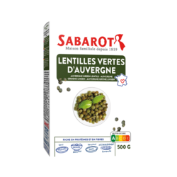 Lentilles vertes d'Auvergne - 500g