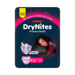 DryNites®  8-13 ans (30-48kg) fille x13