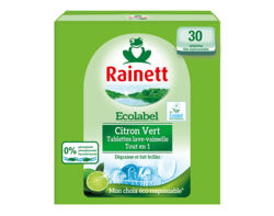 Tablettes vaisselle Cirton Vert x30 lavages