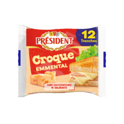 Président Tranches Croque - 12 Tranches