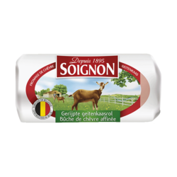 Soignon gerijpte geitenkaasrol 150g