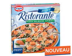 Pizza Ristorante mare
Salmone Spinaci