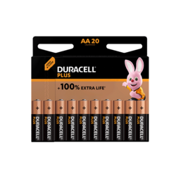 Duracell Plus 100%  AA X20