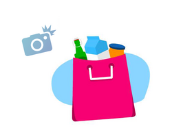 Lors de votre remboursement, prenez en photo vos courses