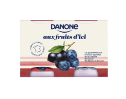 Danone aux fruits d'ici