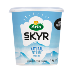 Arla Skyr Icelandic Style High Protein Natural Yogurt 0% Fat 1kg