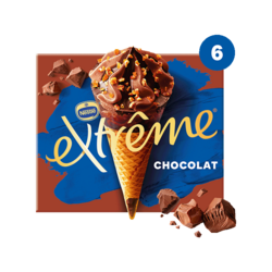 Cône Extrême Chocolat X6