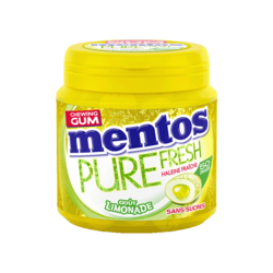 Mentos Pure Fresh goût Limonade, 50 dragées