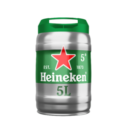 Heineken bière blonde Fût 5L 5°