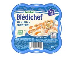 Riz et lieu à la forestière