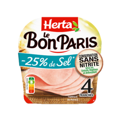 Le Bon Paris® Sel réduit Conservation Sans Nitrite