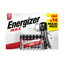 Energizer Max pack de 14 piles alcalines AAA