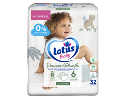 Couches Lotus Baby Douceur Naturelle T6x32