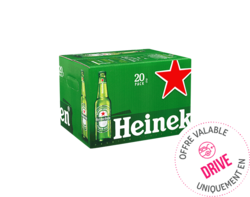 Heineken bière blonde 20x25cl 5°