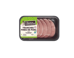 Tranches Fines de Carré de Porc x6 300g