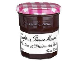 La confiture de Fraises et Fraises des bois Bonne Maman 370g