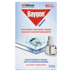 Baygon Moustiques Diffuseur Liquide Recharge - 45 Nuits