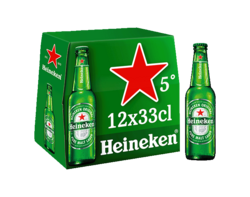 Heineken bière blonde 12x33cl 5°