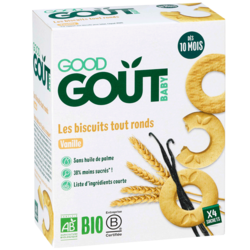 Biscuits tout ronds à la vanille 80g