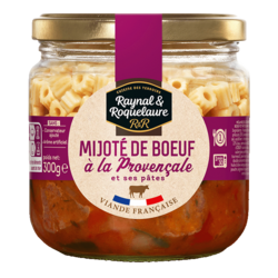 Mijoté de Bœuf à la Provençale et ses pâtes 