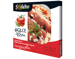 
Mozzarella & chiffonnade de jambon speck