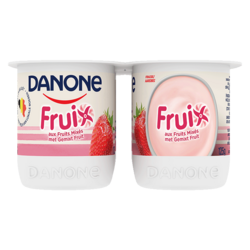 Danone Fruix Aardbeienyogurt 4x125g