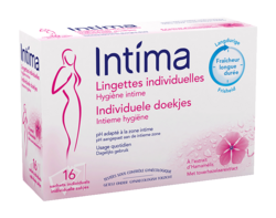 Lingettes Hygiène Intime Fraicheur x16