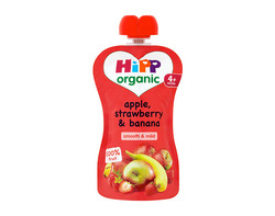 Apple, strawberry & banana 