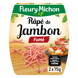 Râpé de Jambon fumé 2x75g