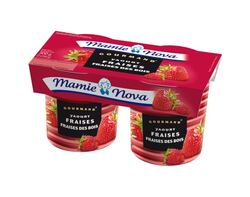 Yaourts Gourmand® Fraises Fraises des Bois Mamie Nova 