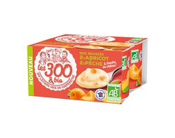 Yaourt aux fruits 2 Pêche 2 Abricot 