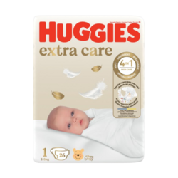 Couches Huggies® Extra Care taille 1