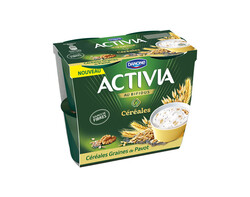 Activia Céréales Graines de Pavot 4x120g