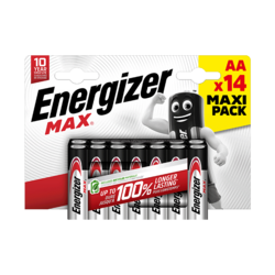 Energizer Max pack de 14 piles alcalines AA