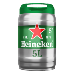 Heineken bière blonde Fût 5L 5°